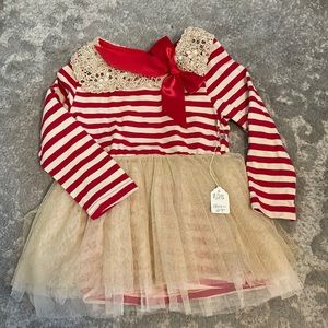Girls 18m/2T Christmas outfit new with boutique tags